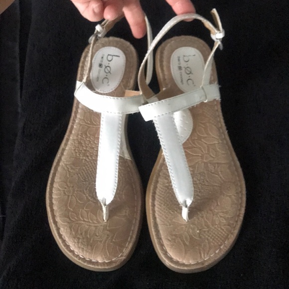 boc Shoes - Boc by Born white sandals. GUC. Very comfortable